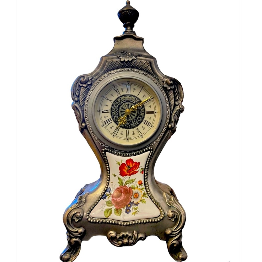 Large Beautiful Old Clock | Working | made In Italy | Marked MM | Very heavy